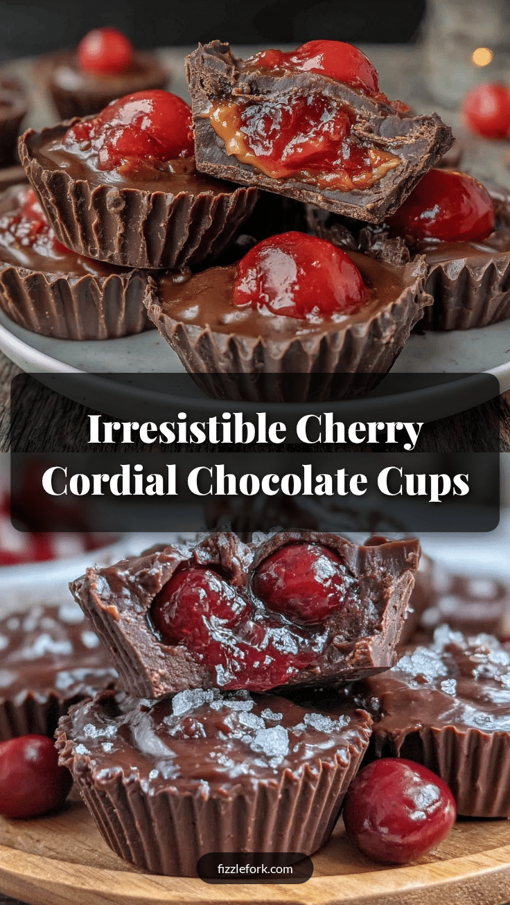 cherry cordial chocolate cups recipe