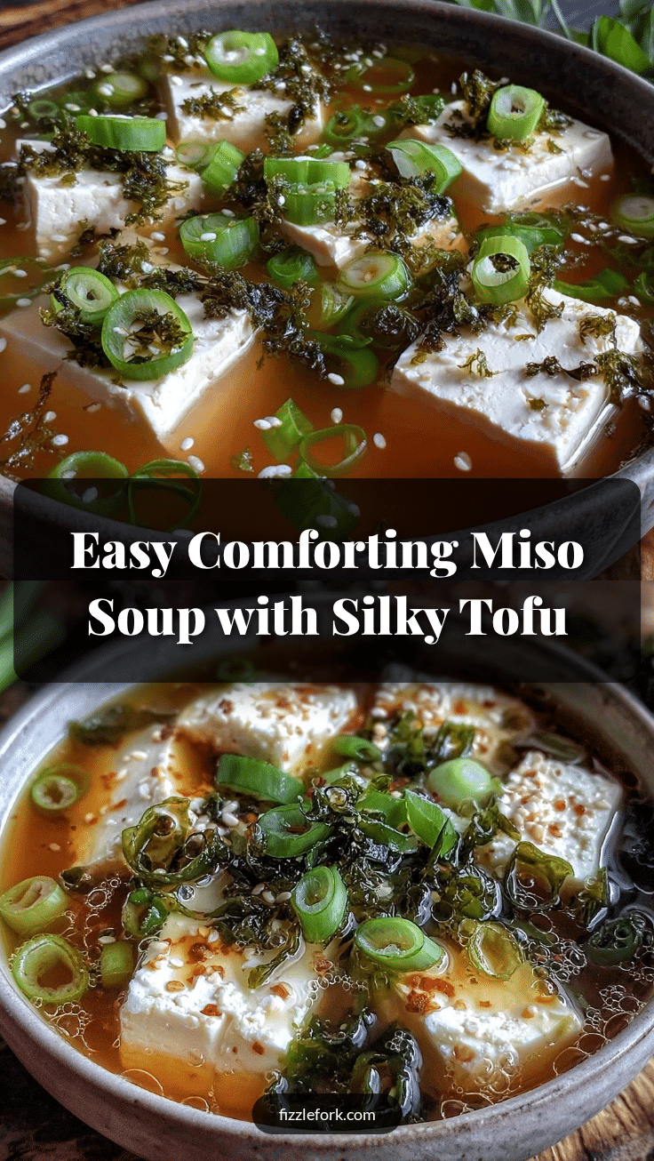 comforting miso soup with silky tofu recipe