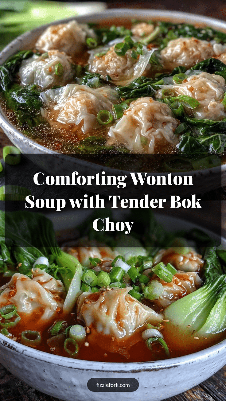 comforting wonton soup recipe