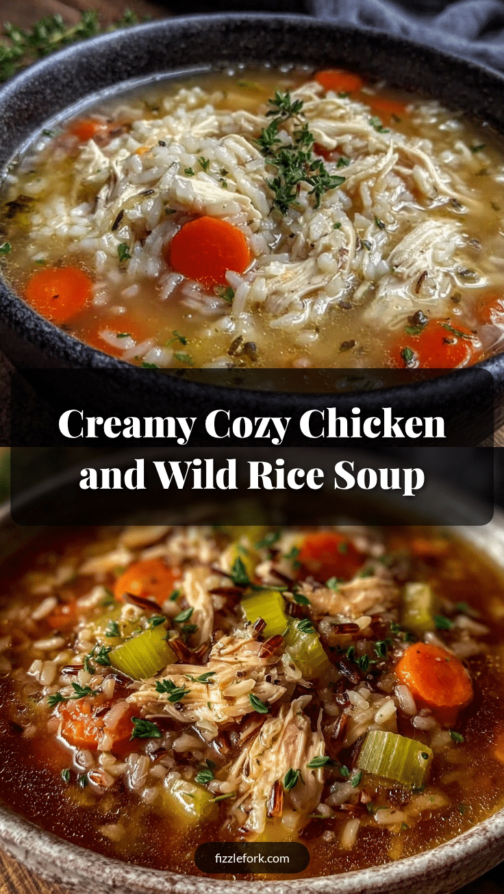 cozy chicken and wild rice soup recipe
