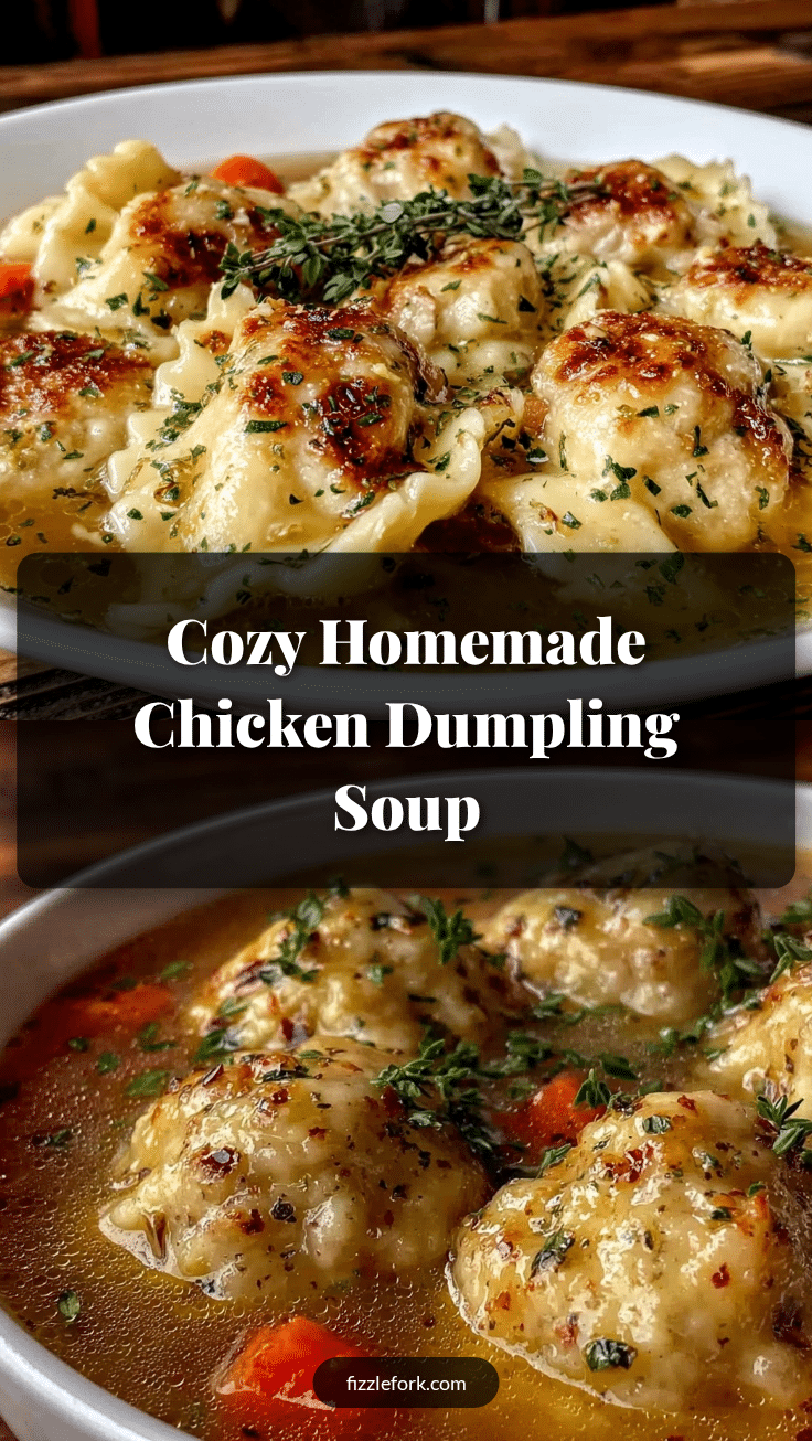 cozy chicken dumpling soup recipe