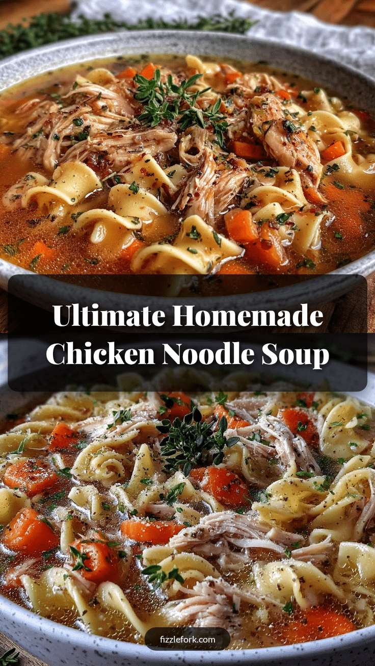 cozy chicken noodle soup recipe recipe