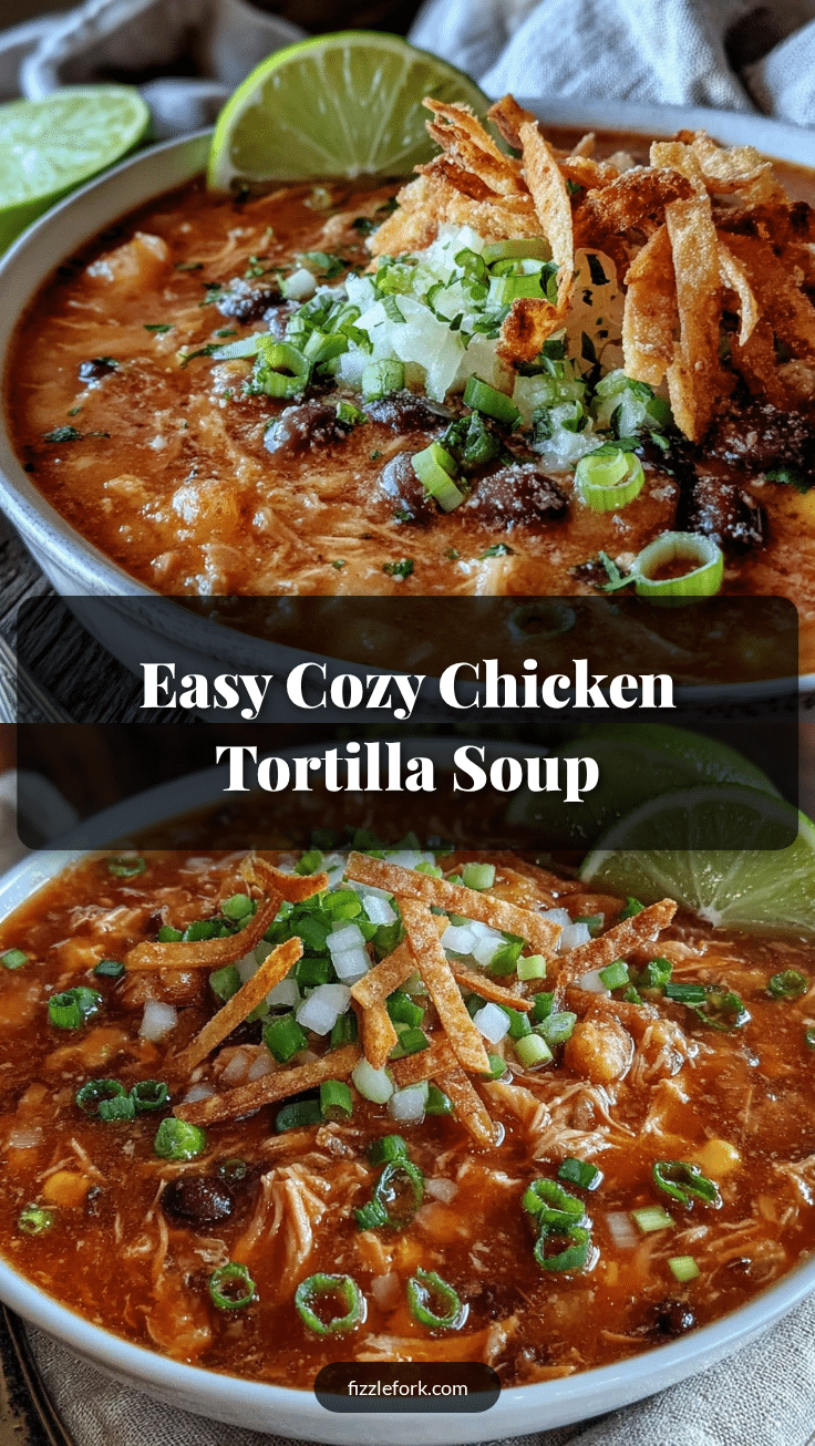 cozy chicken tortilla soup recipe