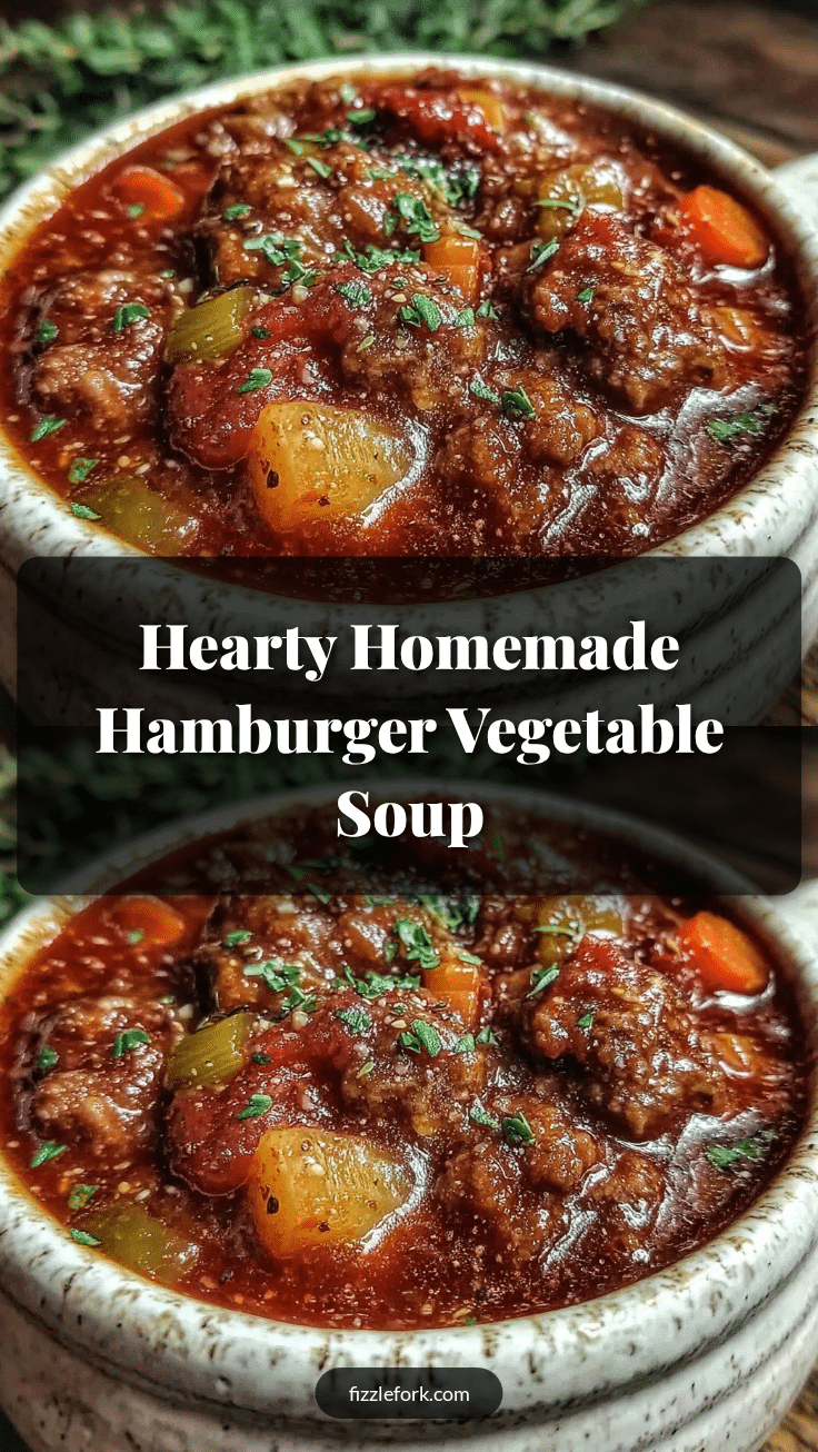 cozy hamburger soup recipe