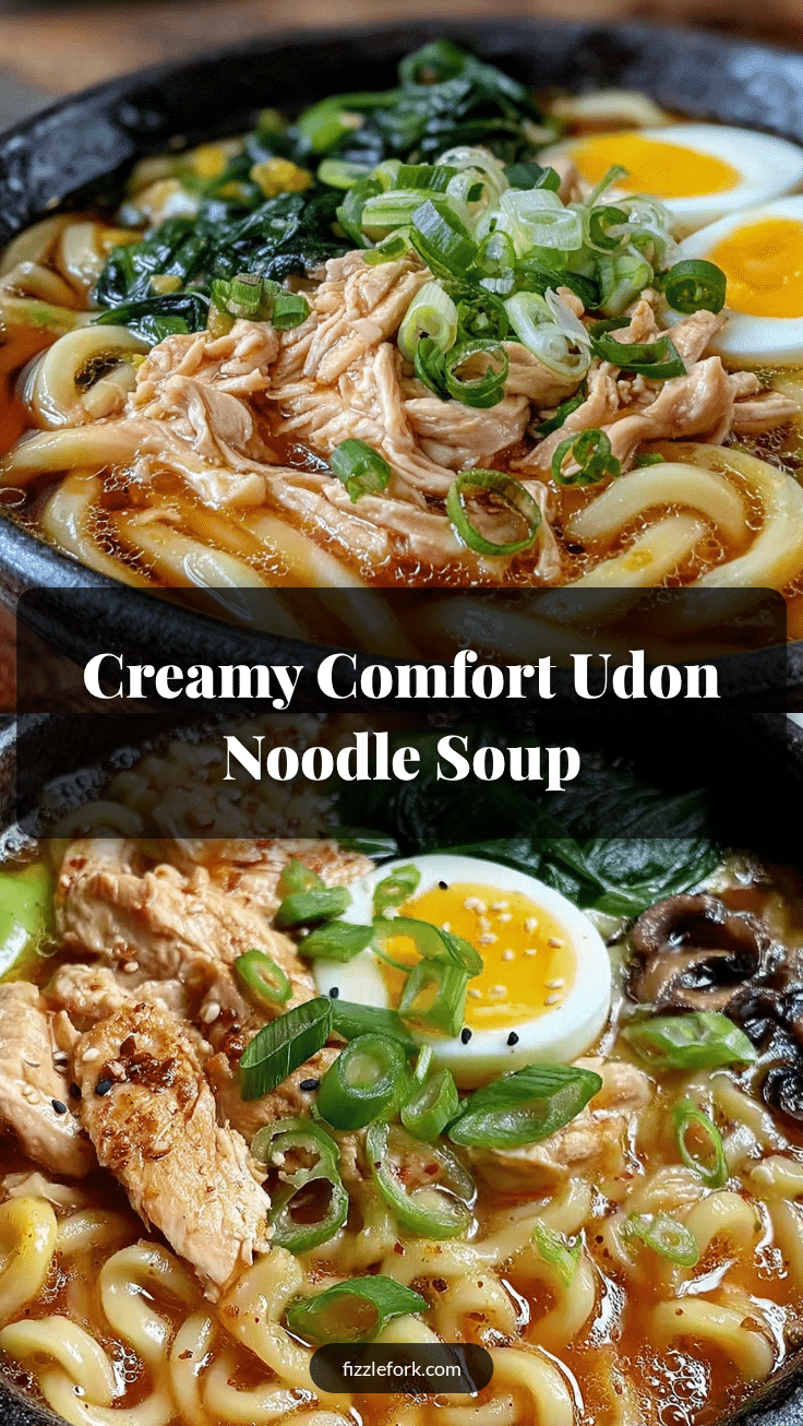 creamy comfort udon noodle soup recipe