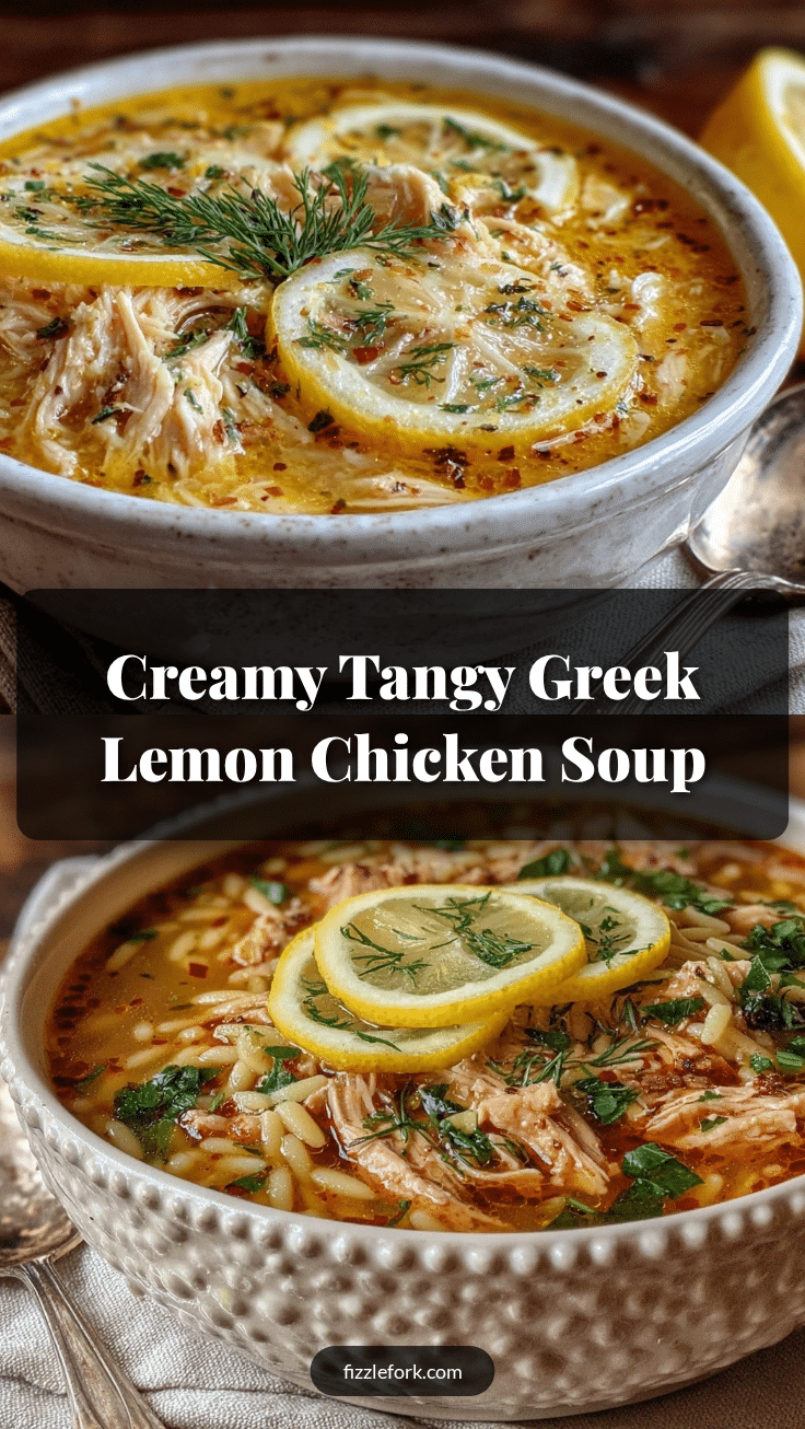 creamy greek lemon chicken soup recipe