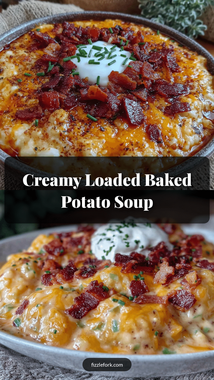 creamy loaded baked potato soup recipe