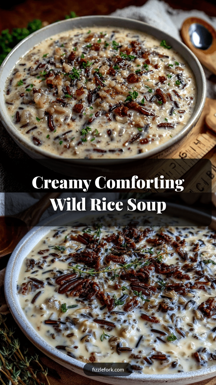 creamy wild rice soup recipe