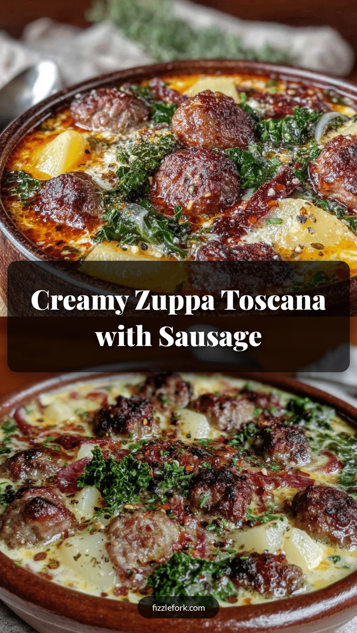 creamy zuppa toscana with sausage recipe