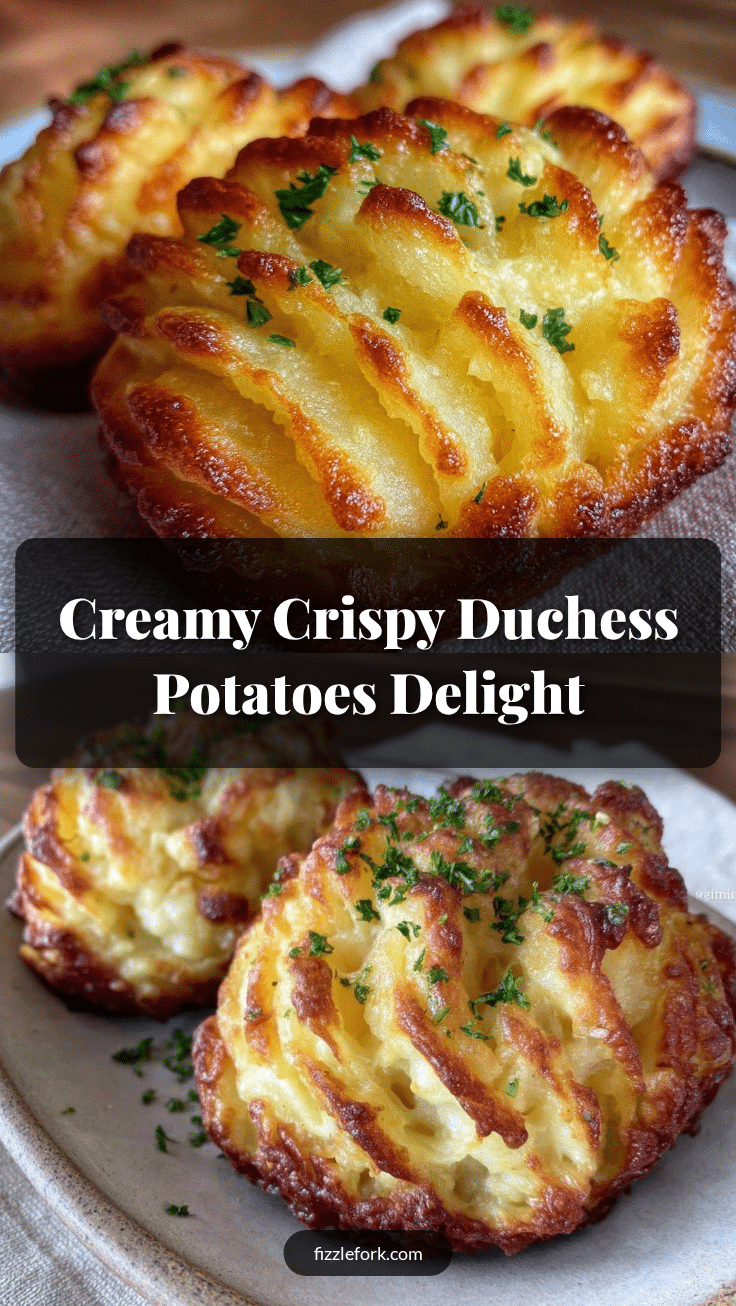crispy creamy duchess potatoes recipe
