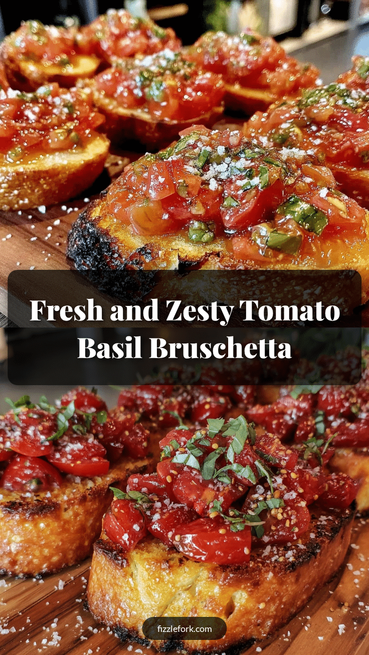 fresh tomato and basil bruschetta recipe