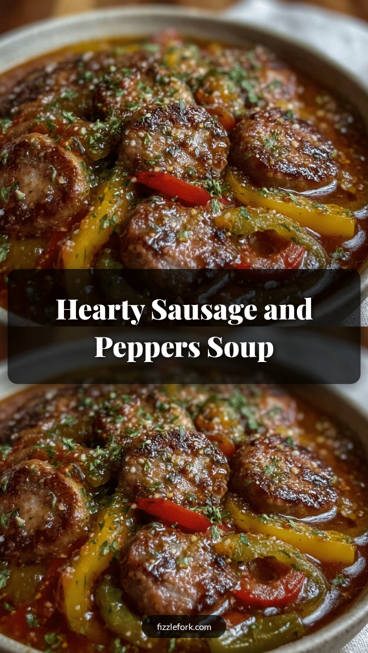 hearty sausage and peppers soup recipe