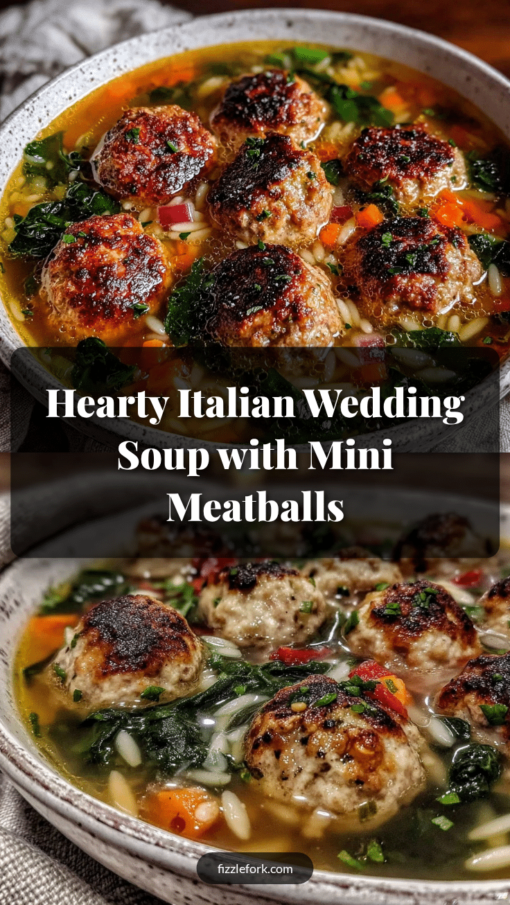 Italian wedding soup with mini meatballs recipe