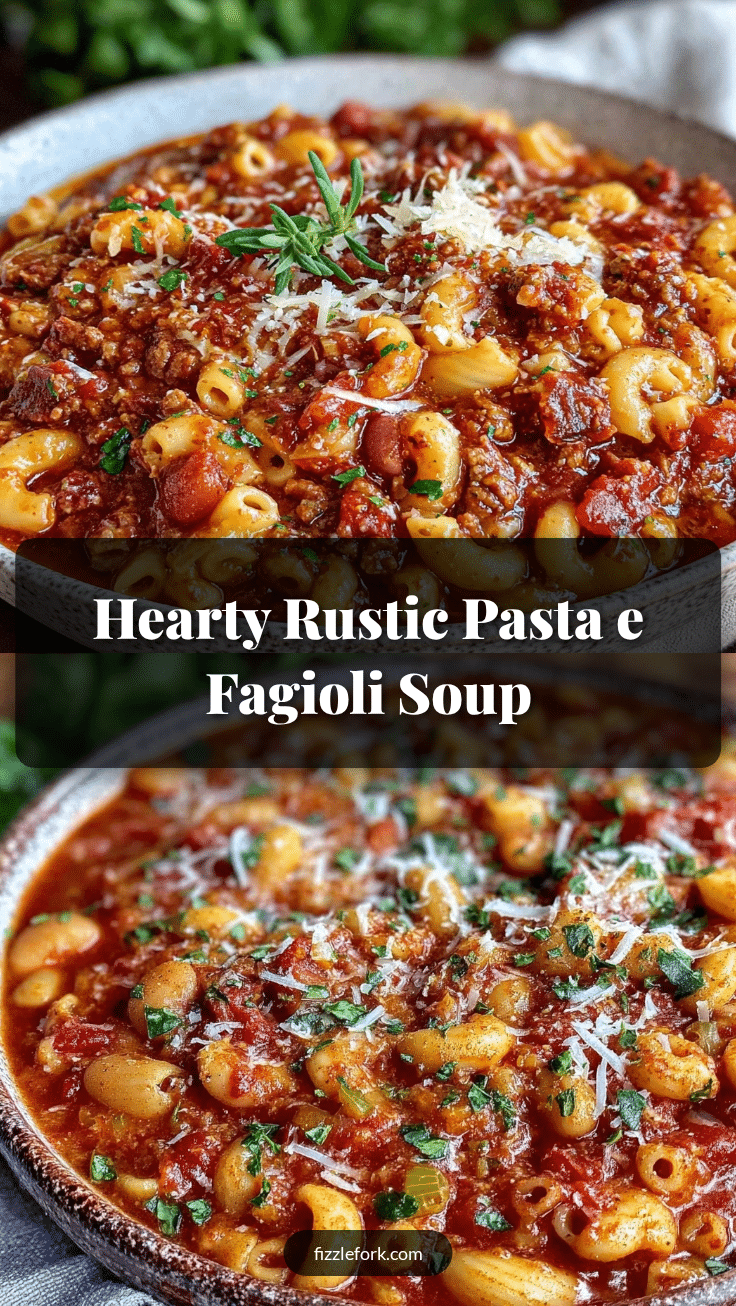 pasta e fagioli soup recipe