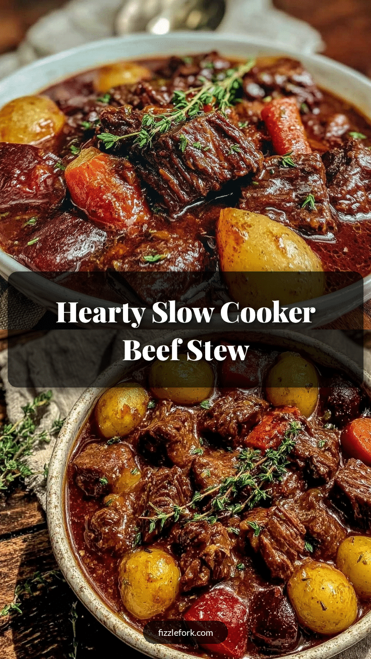 slow cooker beef stew recipe
