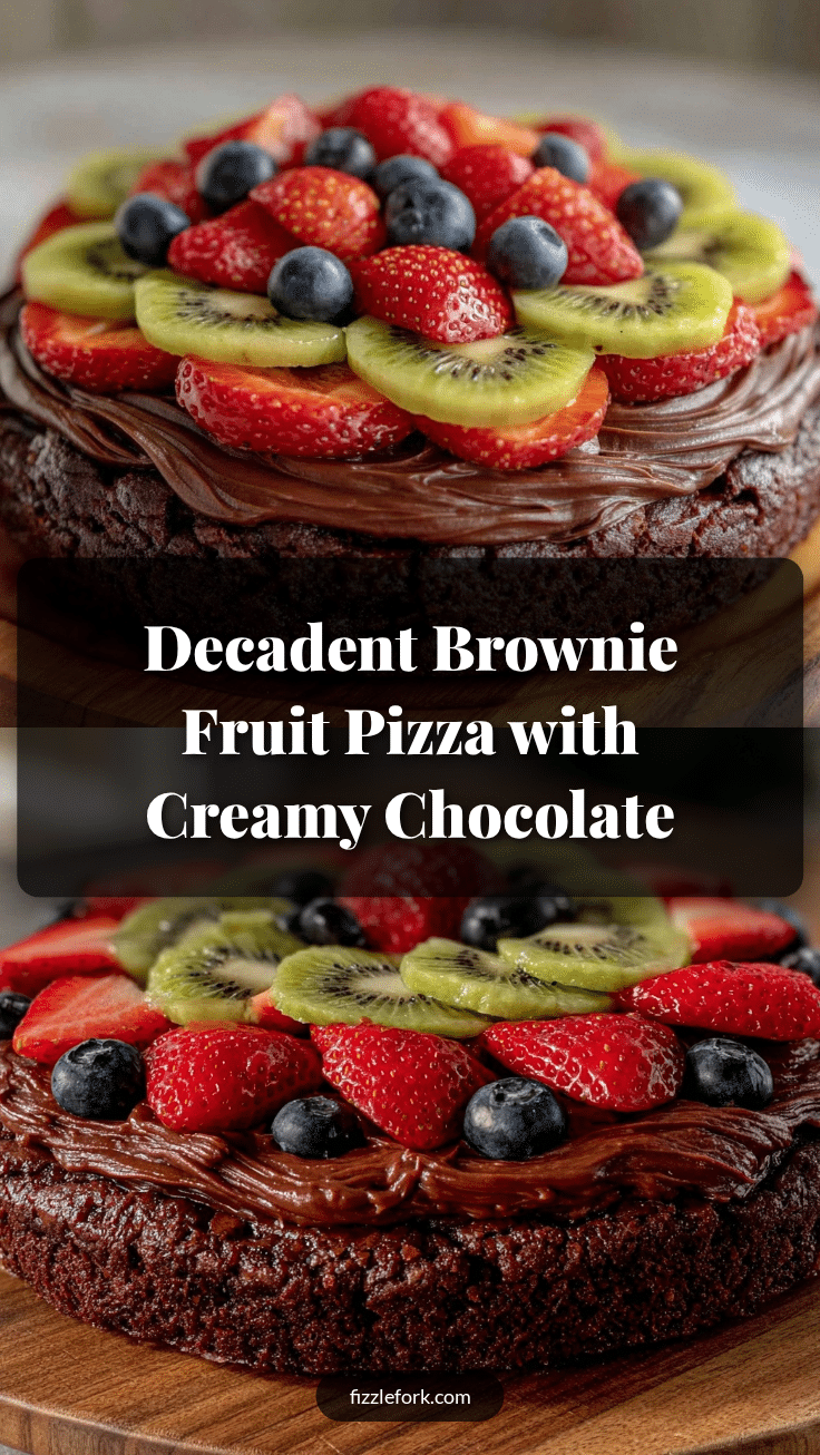 brownie fruit pizza recipe