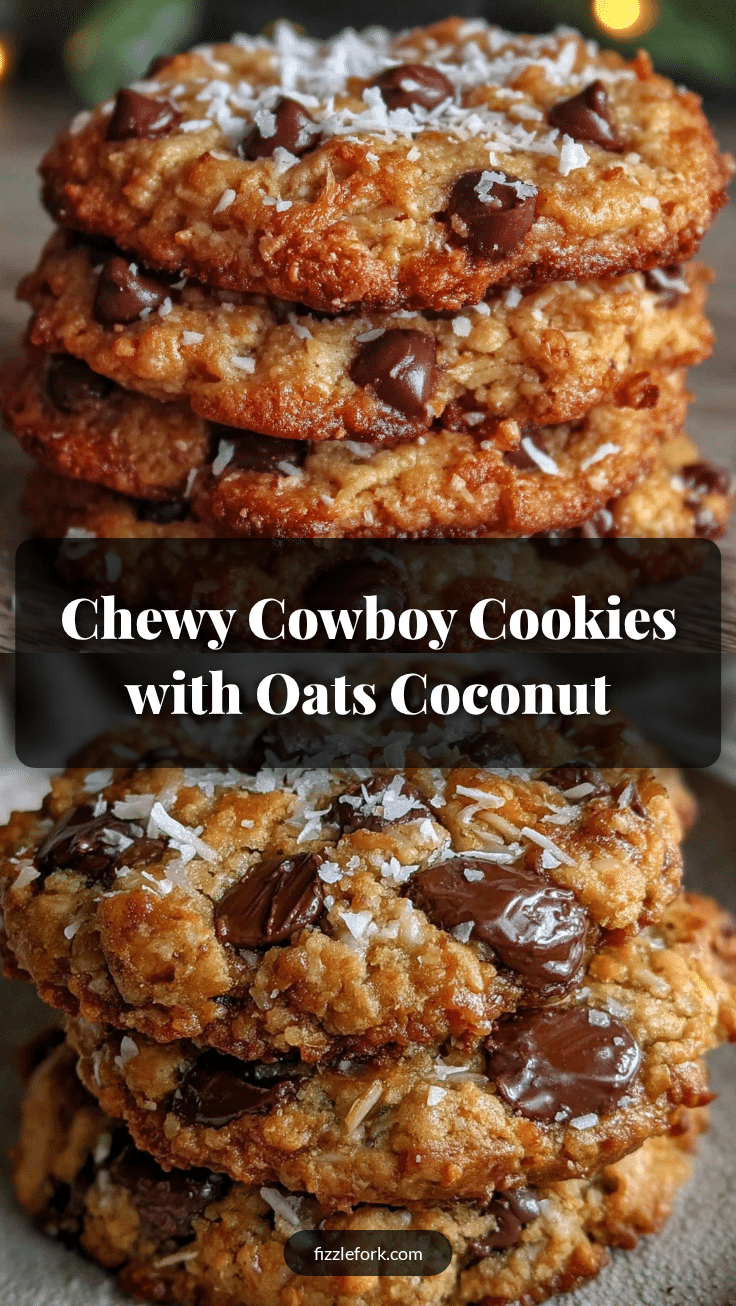chewy cowboy cookies recipe