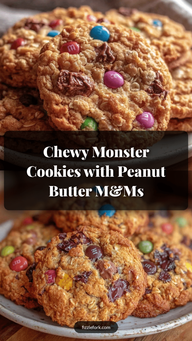 chewy monster cookies recipe