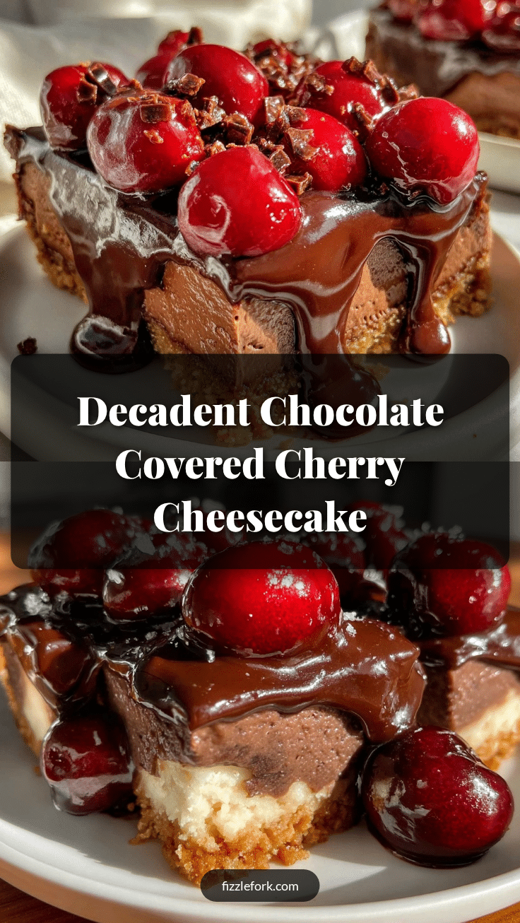 chocolate covered cherry cheesecake recipe