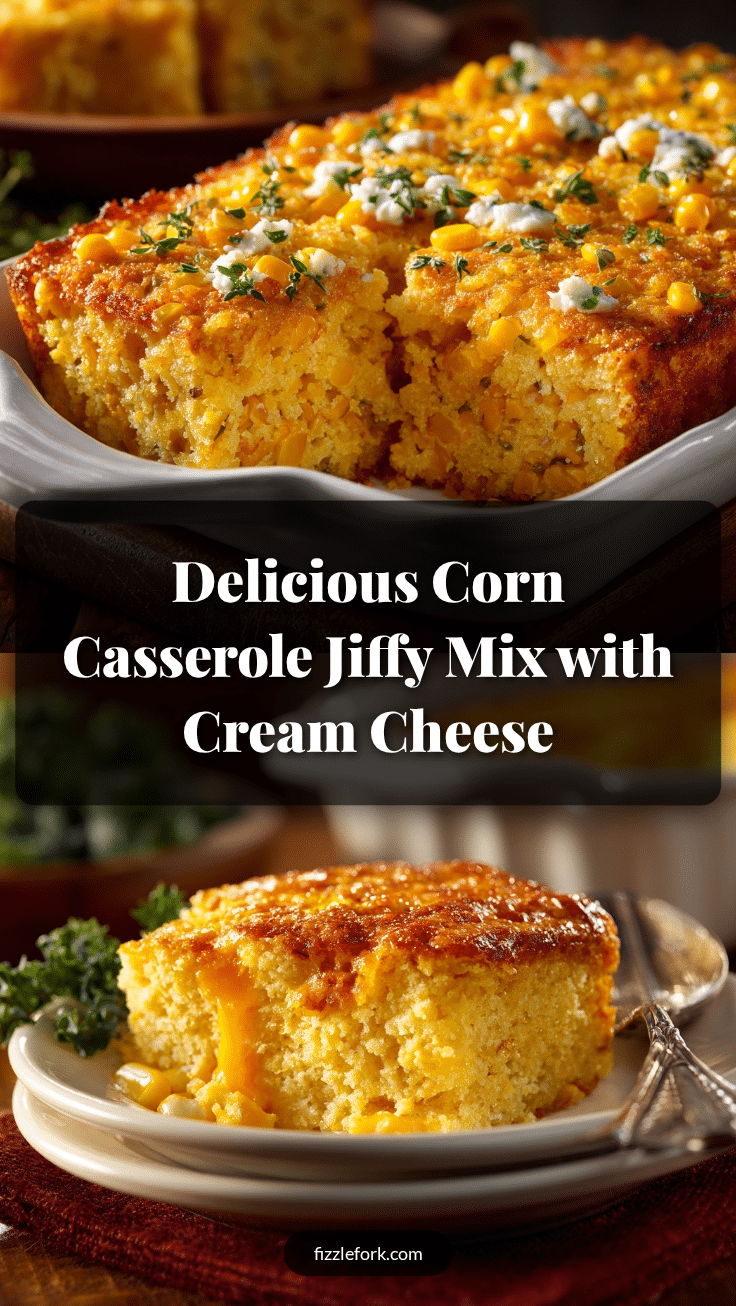 corn casserole jiffy mix cream cheese recipe