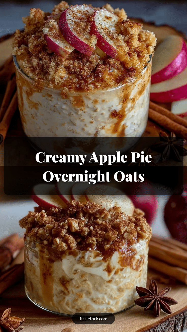cozy apple pie overnight oats recipe