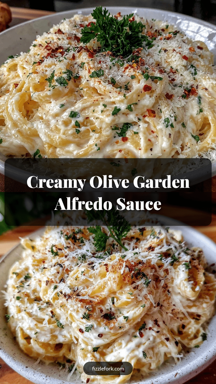 creamy Olive Garden Alfredo sauce recipe recipe