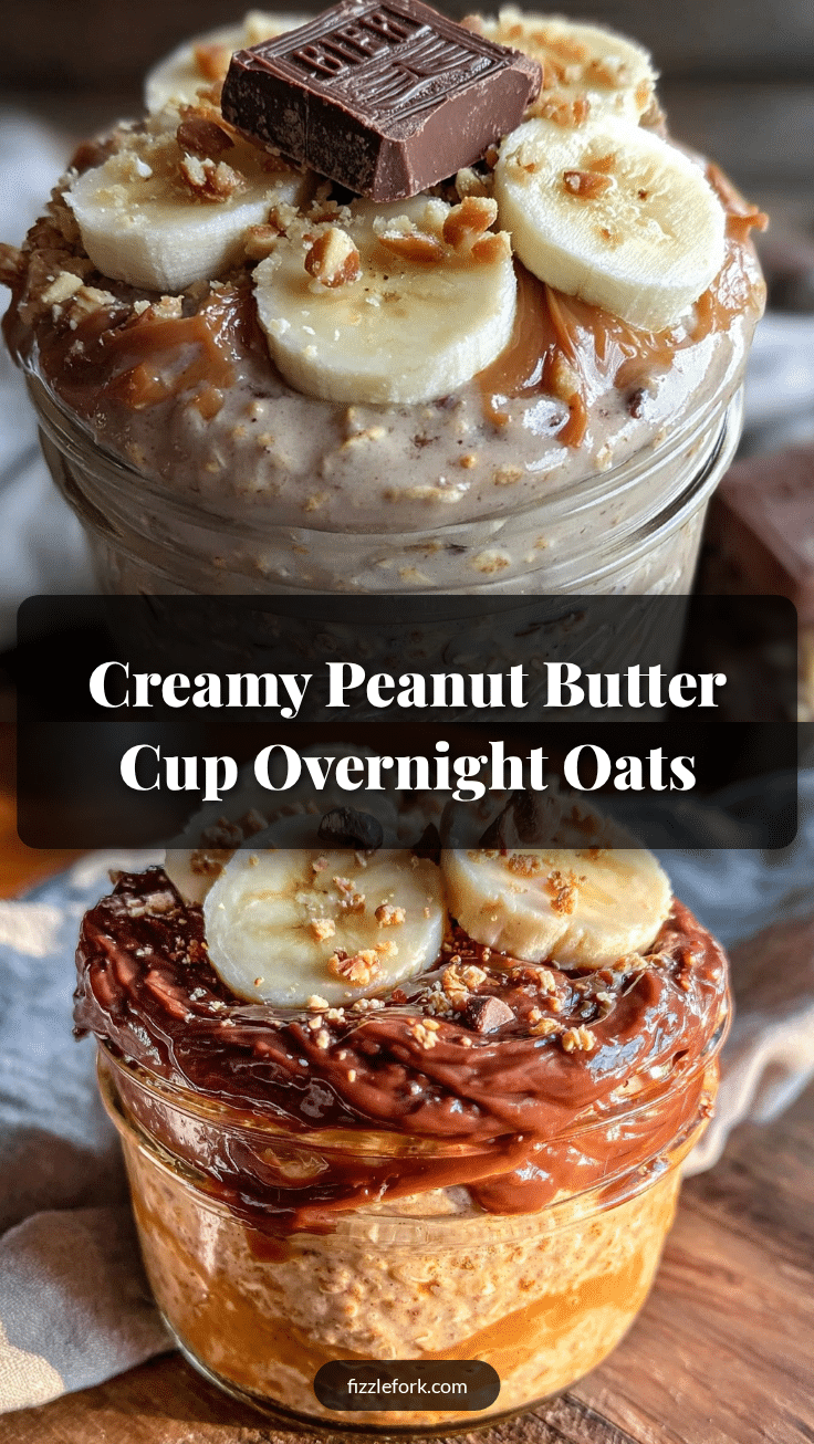 creamy peanut butter cup overnight oats recipe recipe