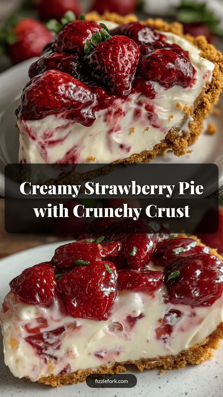 creamy strawberry cream cheese pie recipe