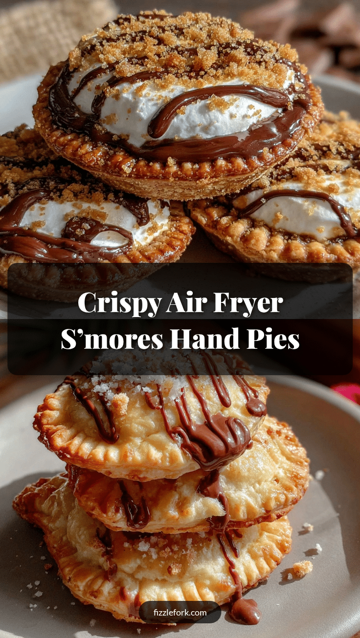crispy air fryer smores hand pies recipe
