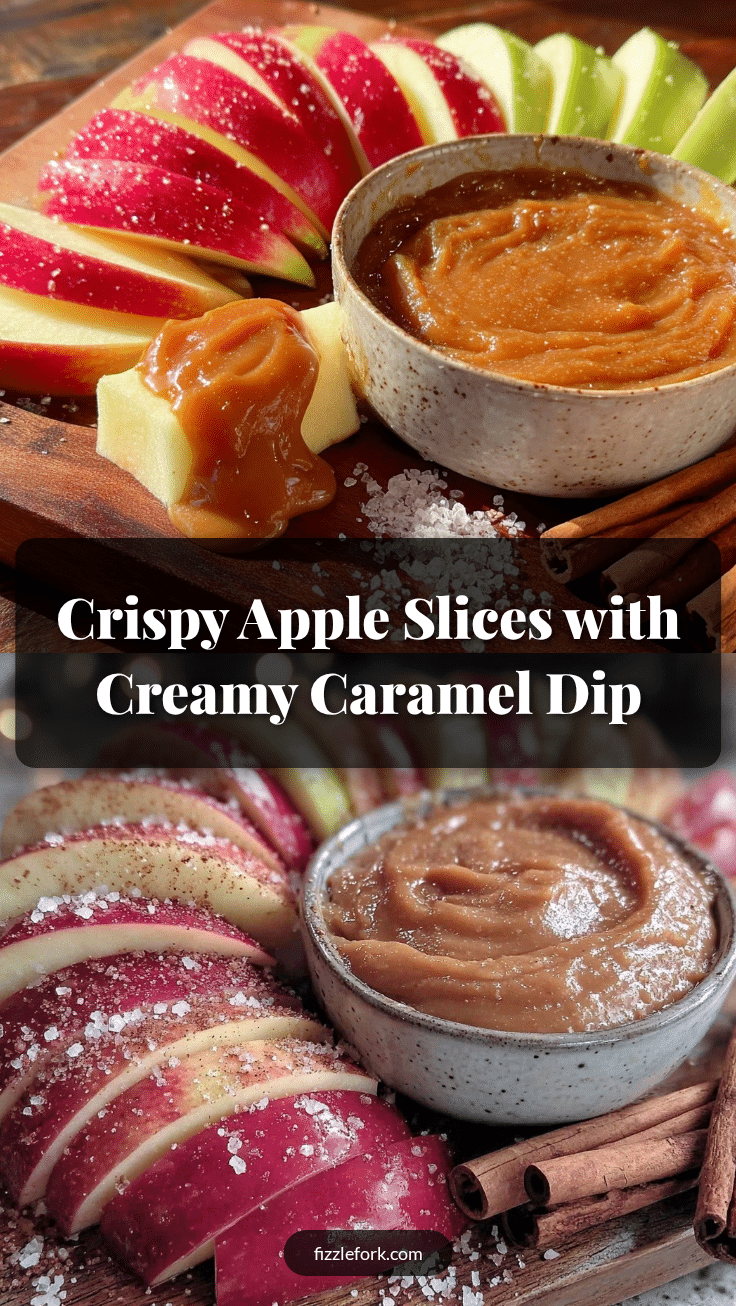 crispy apple slices with creamy caramel dip recipe