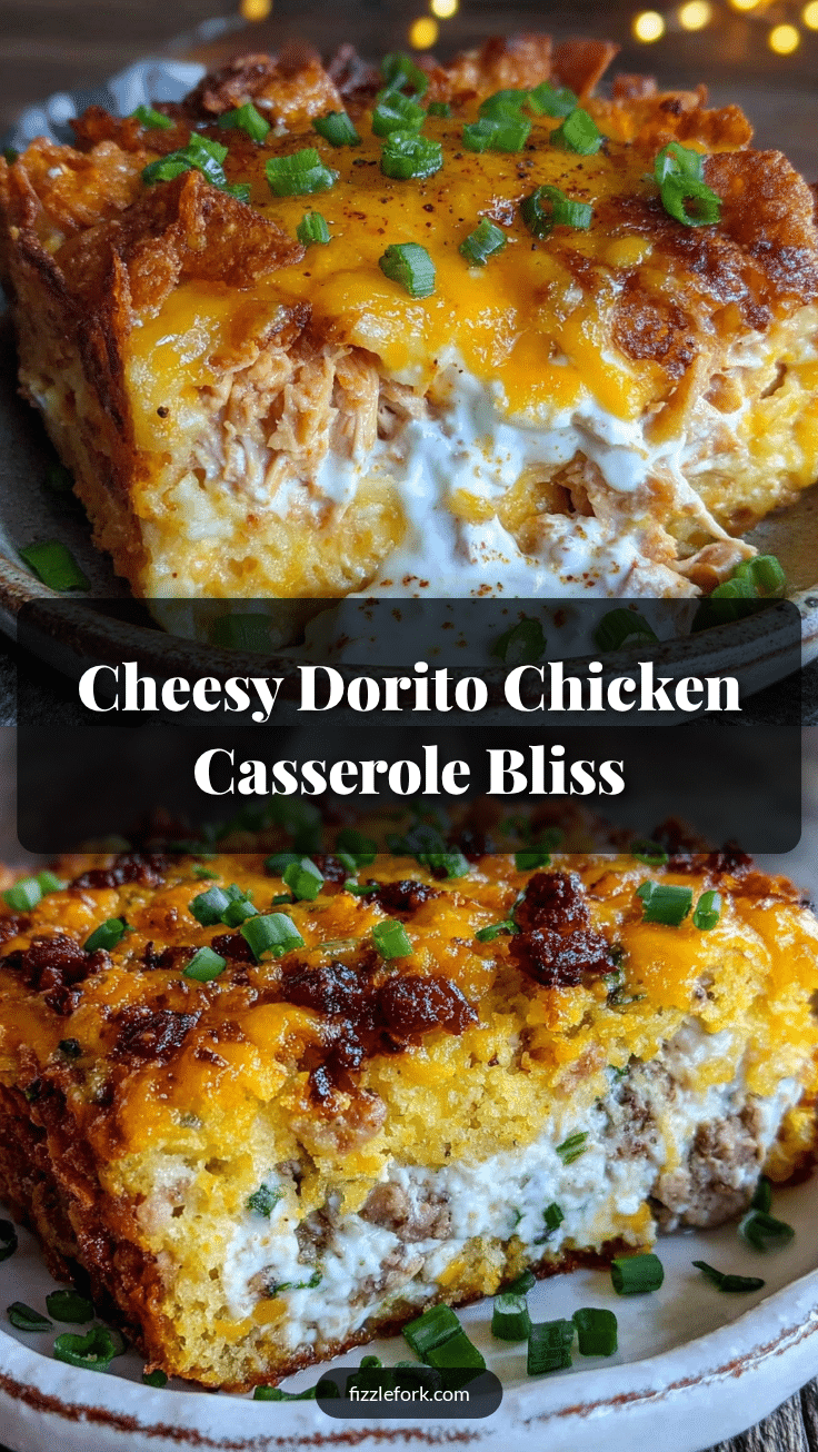 Crispy Dorito Chicken Casserole recipe