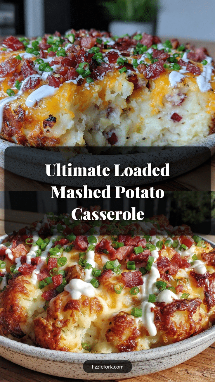 crispy loaded mashed potato casserole recipe
