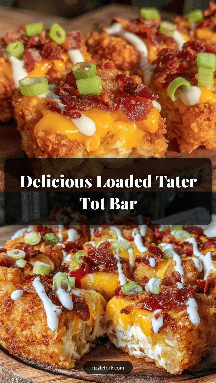 crispy loaded tater tot bar recipe