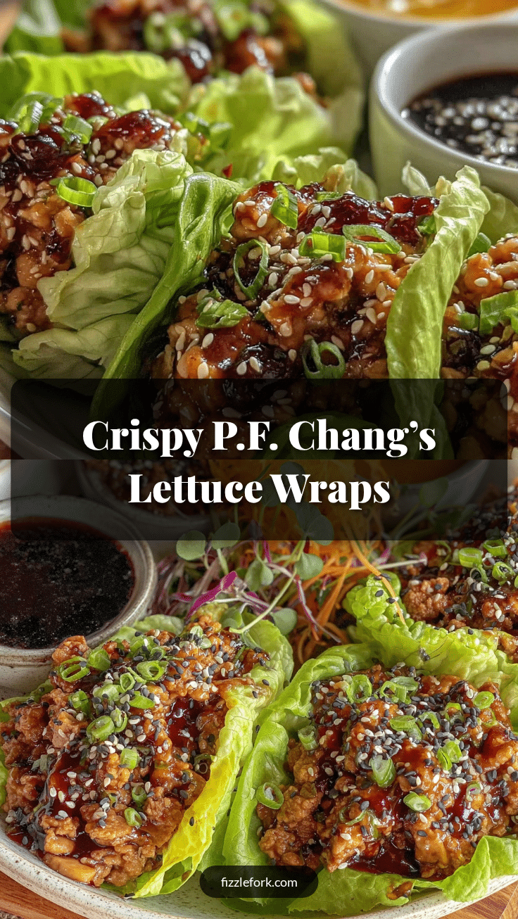 crispy p.f. chang’s lettuce wraps recipe
