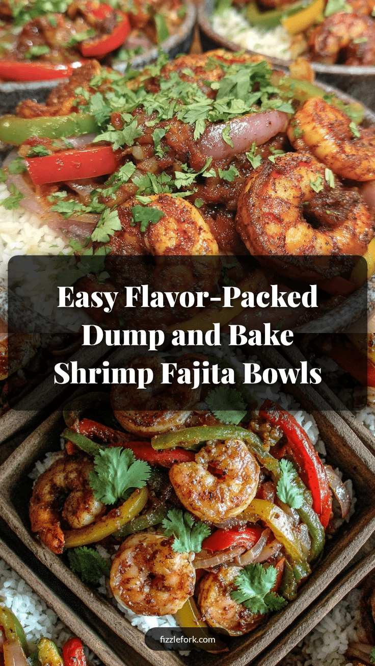 dump and bake shrimp fajita bowls recipe