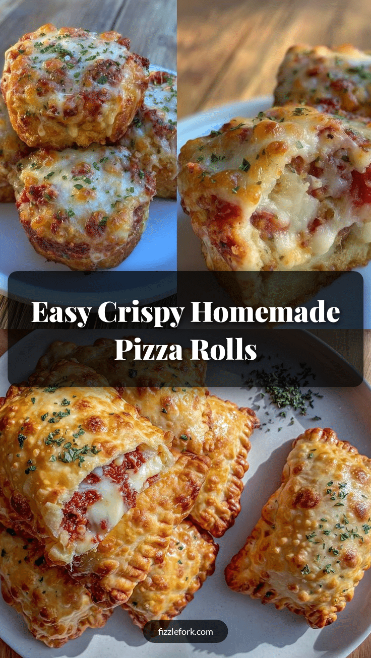 easy crispy homemade pizza rolls recipe