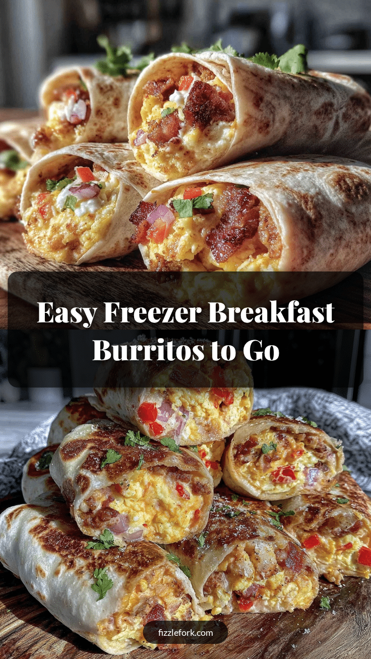 easy freezer breakfast burritos recipe