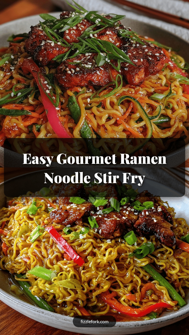 easy gourmet ramen noodle stir fry recipe
