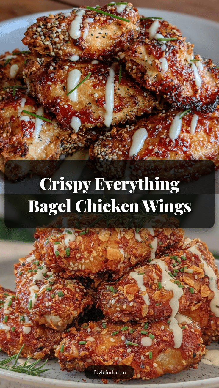 everything bagel chicken wings recipe