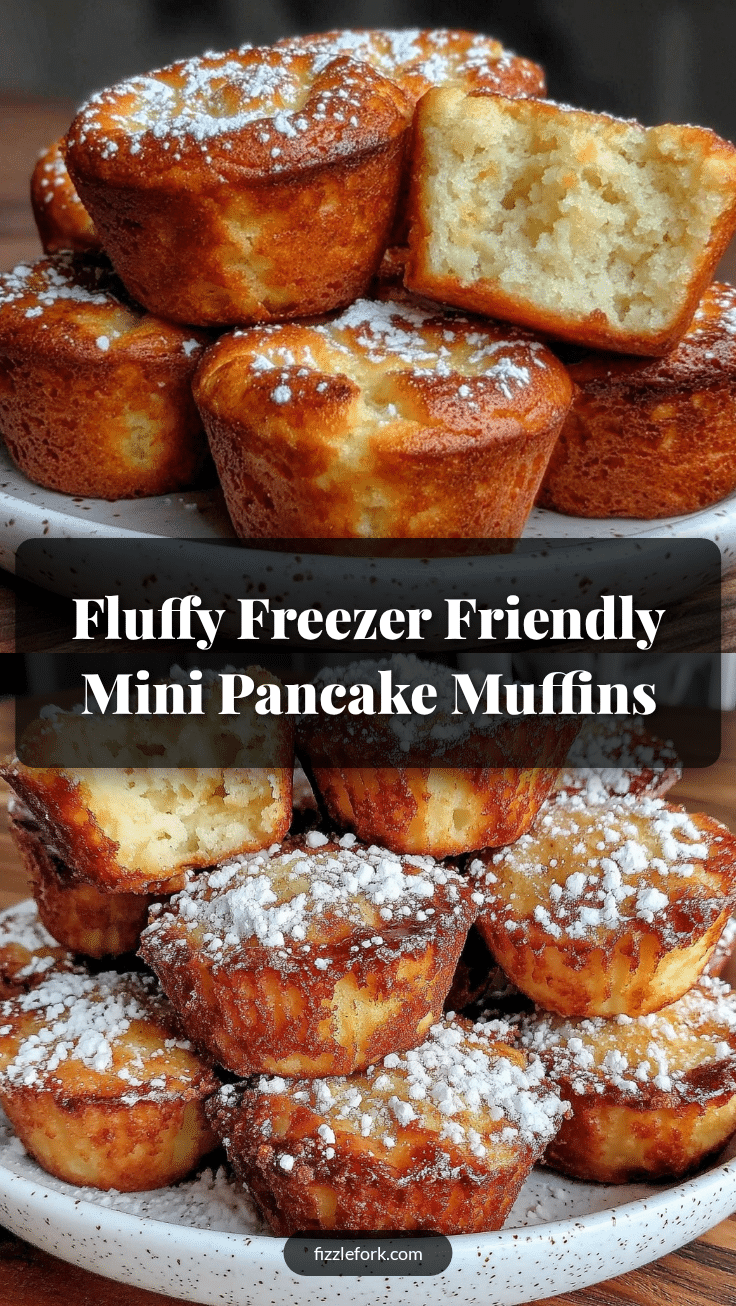 fluffy mini pancake muffins recipe