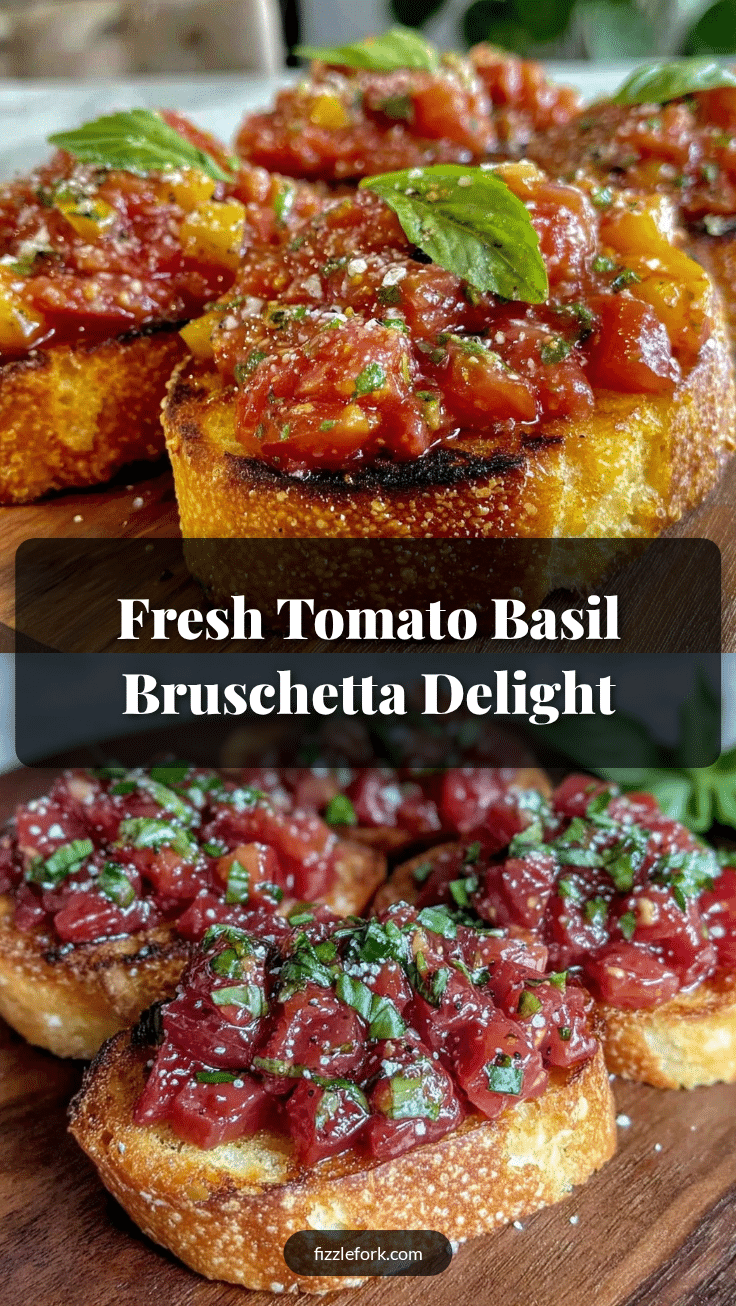fresh bruschetta with tomato and basil recipe