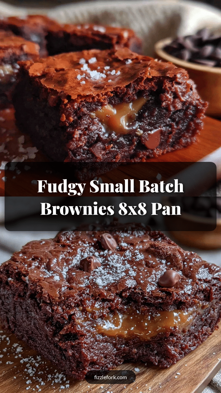 fudgy small batch brownies recipe