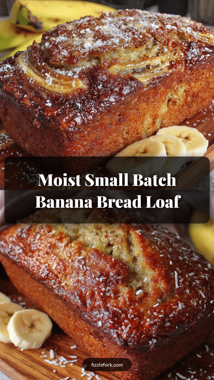 moist small batch banana bread loaf for two recipe