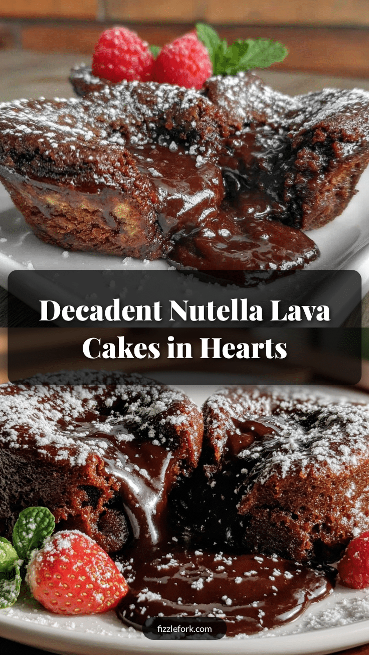 Nutella lava cakes recipe