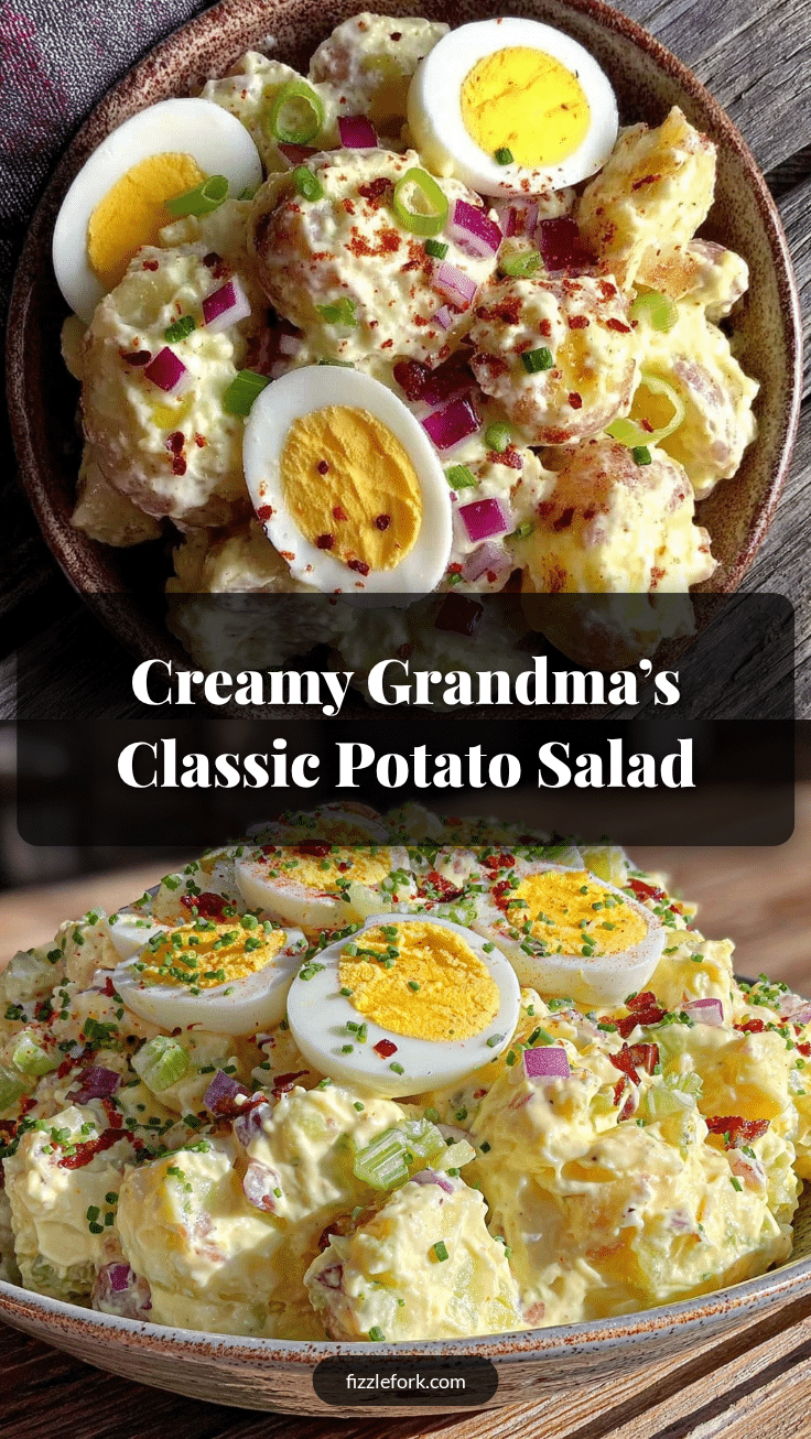 old fashioned potato salad with eggs recipe