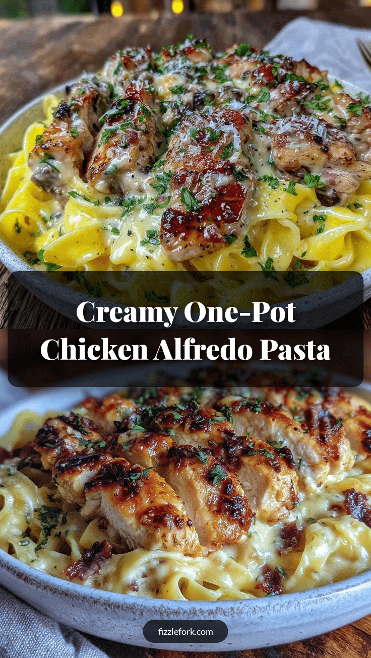one-pot chicken alfredo pasta recipe