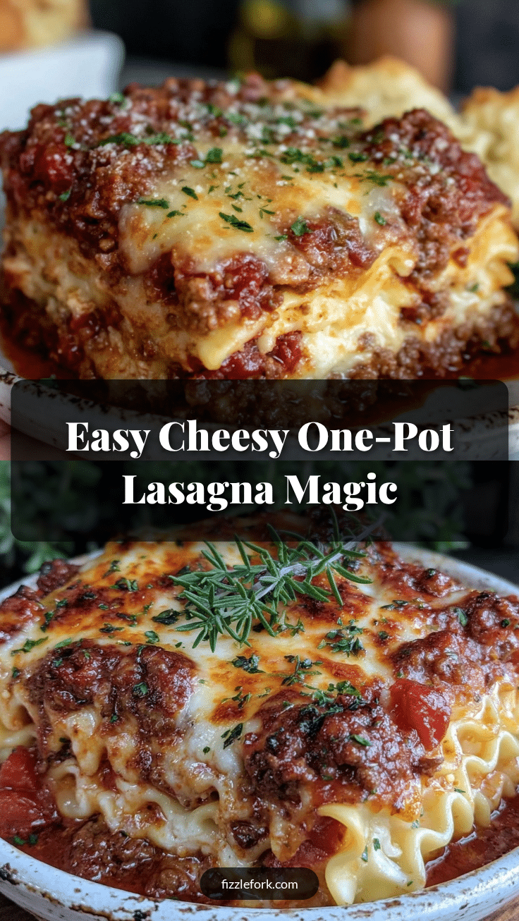one-pot lasagna no boiling noodles recipe