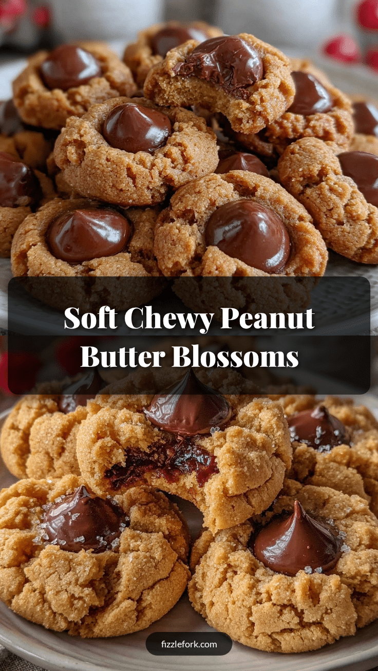 peanut butter blossoms cookies recipe