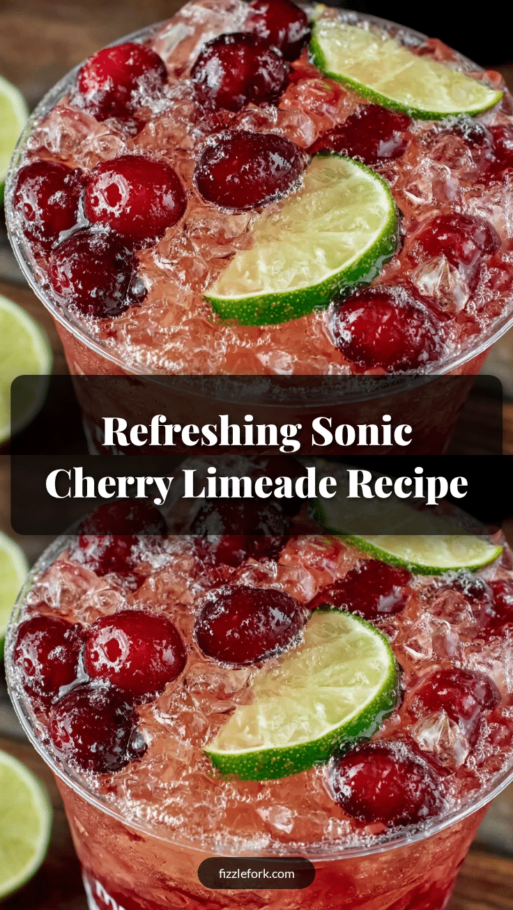 Refreshing Sonic Cherry Limeade Recipe recipe