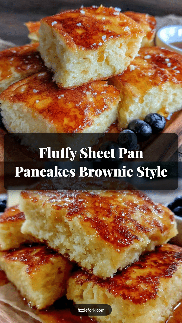 sheet pan pancakes brownie style recipe